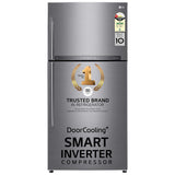 LG 592 L 1 Star Frost Free Inverter Wi-Fi Double Door Refrigerator (, GR-H812HLHM, Platinum Silver3, With Hygiene Fresh+ &amp; Door Cooling+)
