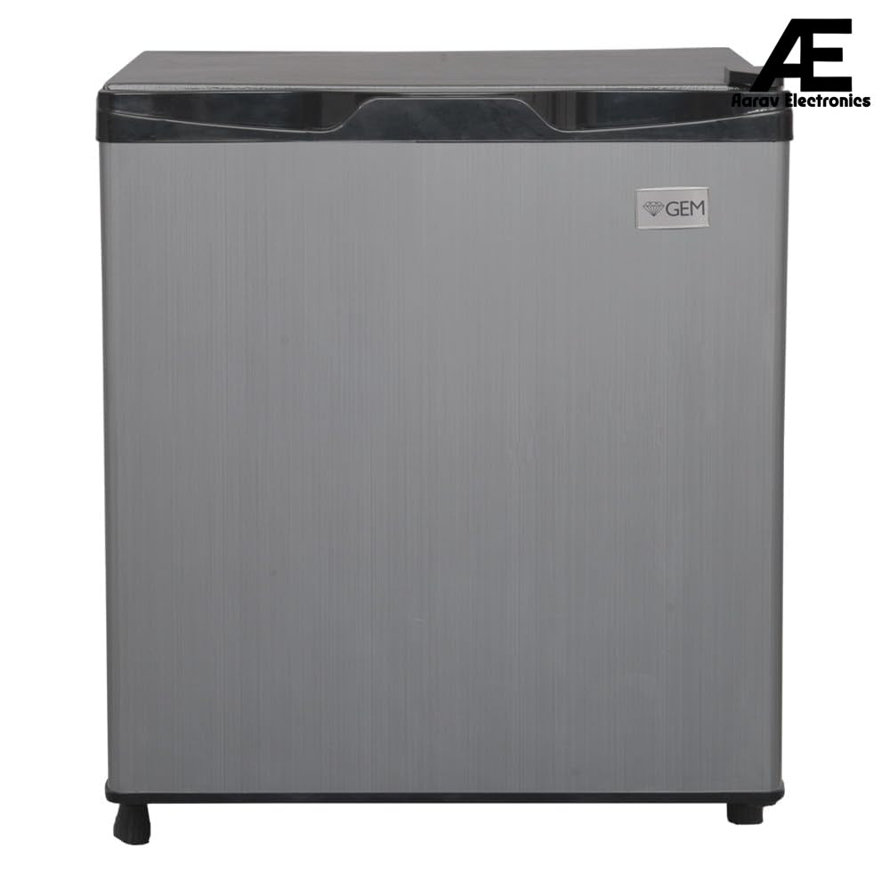 GEM 48 L 1 Star Mini Bar Direct Cool Single Door Refrigerator (2024 Model, GRDN-70HSWP, Hairline Silver)