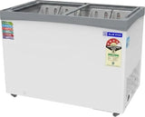 Blue Star GT4-N350 315 Litres Glass Top Deep Freezer, 4 Star Energy Rating, Heavy Duty Compressor
