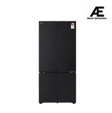 LG 610 Litres 3 Star French Door Refrigerator with Fresh Converter+, Convertilble | Wi-Fi Convertible | Hygiene Fresh+ | Smart Learner (GV-B25FFGMB, Black Glass Finish)