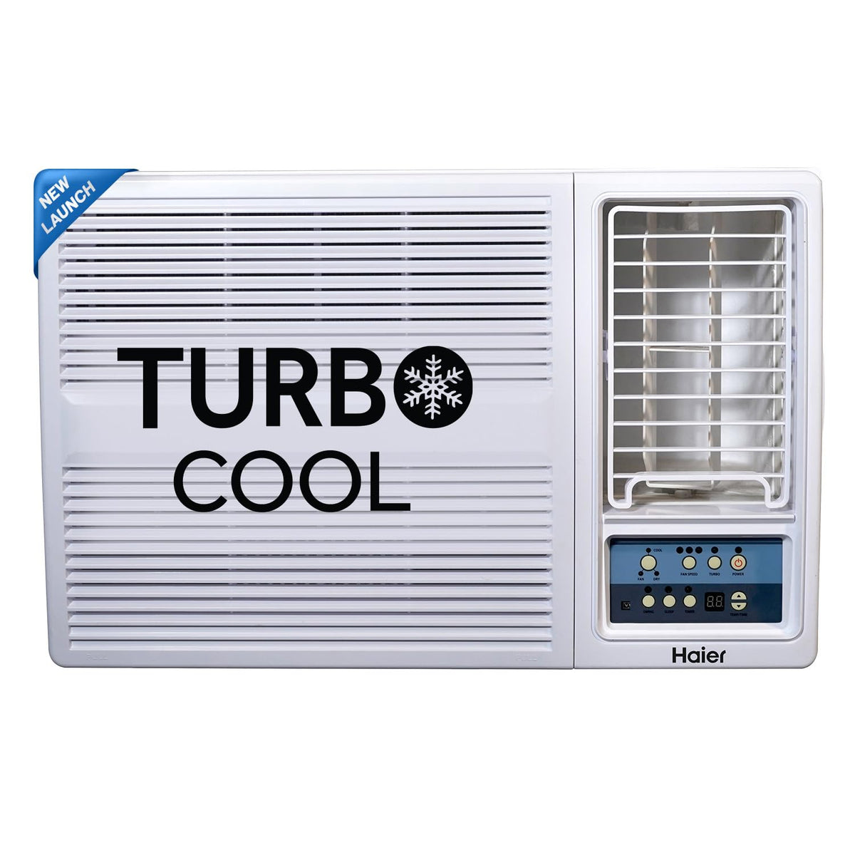 Haier 1.5 Ton 3 Star Fixed Speed Window AC, Copper Condenser, Turbo Cooling, Long Air Throw, Anti-Bacterial Filter, Cools at 54°C, White, HWA18-W3NB-PF