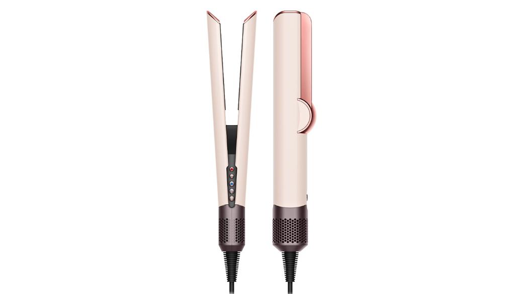 Dyson Airstrait Hair Straightener (Ceramic Pink/Rose Gold) | Wet-to-Dry Styling, No Heat Damage, Intelligent Airflow