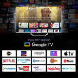 Haier 80cm (32) Full HD QLED Smart Google TV, H32S80FFX, with Google Assistant, Dolby Audio, MEMC, HDR 10, Micro Dimming, 3 HDMI, 2 USB, Bluetooth, 20W Audio