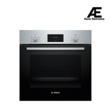 Bosch 66 L Series 2 built-in oven with 3D hot air 60 x 60 cm (HBF133BR0I, Stainless Steel)