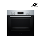 Bosch Series 2 Built-in Oven 60 × 60 cm Stainless Steel with 66 L Capacity, 3D Hotair, 7 Heating Modes & Hydrolytic Cleaning - HBF512BS1I