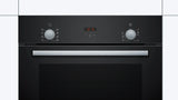 Bosch HBF532BA0I 66L Built-in Oven (Black) | 3D Hotair, EcoClean, Child Lock | 60cm Series 2 |