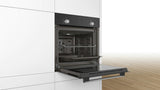 Bosch HBF532BA0I 66L Built-in Oven (Black) | 3D Hotair, EcoClean, Child Lock | 60cm Series 2 |