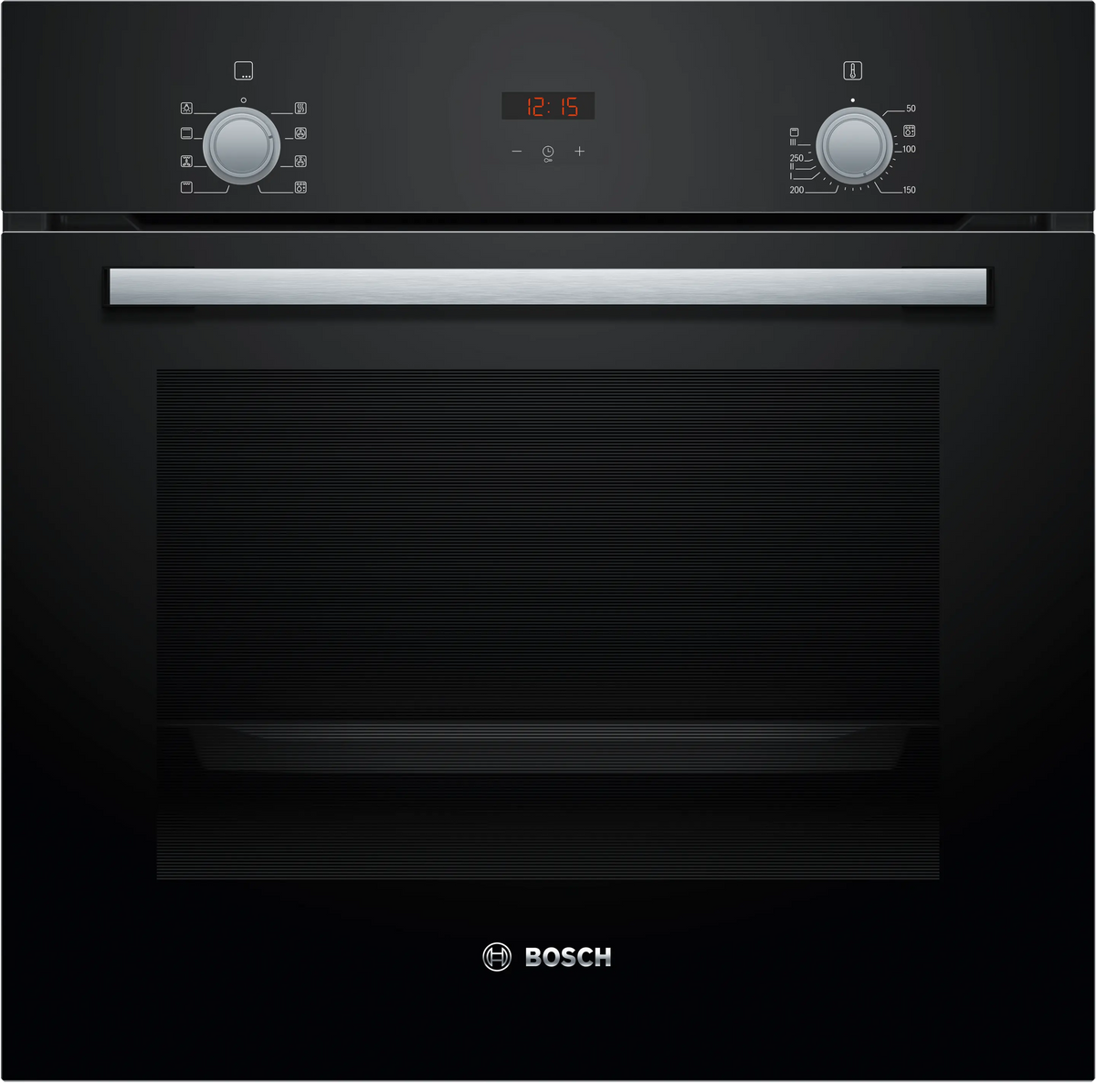 Bosch HBF532BA0I 66L Built-in Oven (Black) | 3D Hotair, EcoClean, Child Lock | 60cm Series 2 |