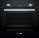Bosch HBF532BA0I 66L Built-in Oven (Black) | 3D Hotair, EcoClean, Child Lock | 60cm Series 2 |