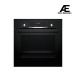 Bosch Series 6 60cm Built-In Oven | 63L Capacity | 3D Hotair | Pyrolytic Self-Cleaning | 30 Automatic Programmes | SoftClose Door - HBJ577EB0I