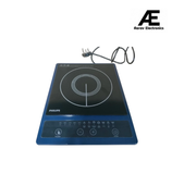 PHILIPS 1500 W Induction Cooktop Push Button (Blue, Black, HD4944)