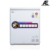 Haier HFC-175SM5, 5 Star Rating Single Door Convertible Deep Freezer, Inside Metal Liner with Deo Fresh and 4 Years Comprehensive Warranty (White)