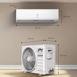 Godrej 1 Ton 3 Star Inverter Split AC with 5-In-1 Convertible Cooling, AI Powered Technology, Wi-Fi Enabled, Heavy Duty Cooling at 52°C & 5 Years Warranty (AC 1T EC HIC 12Y3TH WA, White)