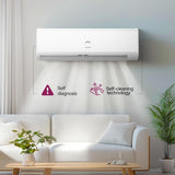 Godrej 1.5 Ton 5 Star,New Star rated, 5 Years Comprehensive Warranty, AI powered, 5-In-1 Convertible Cooling Inverter Split AC (Copper, Heavy Duty Cooling at 52 °C, AC 1.5T EC HIC 18J5TG WA, White)