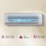 Godrej 2 Ton 3 Star AC,New star rated, 5-Year Comprehensive Warranty, AI Powered, 5-in-1 Convertible Cooling, I-Sense, Self Clean, Inverter Split AC, Copper Condenser (AC 2T TR HIC 24J3TS WA, White)