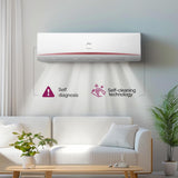 Godrej 2.5 Ton 3 Star, 5 Years Comprehensive Warranty, AI powered, 5-In-1 Convertible Cooling, 4 Way Air Swing Inverter Split AC(Copper,Heavy-Duty Cooling At 52 °C, AC 2.5T EC HIC 30K3TG RA 4, White)