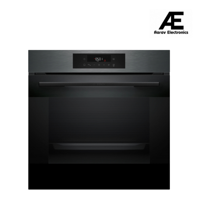 Bosch HJG852YG0I 60 cm Built-in Electric Convection Oven, 71L Capacity, 3D Hotair, LED Display