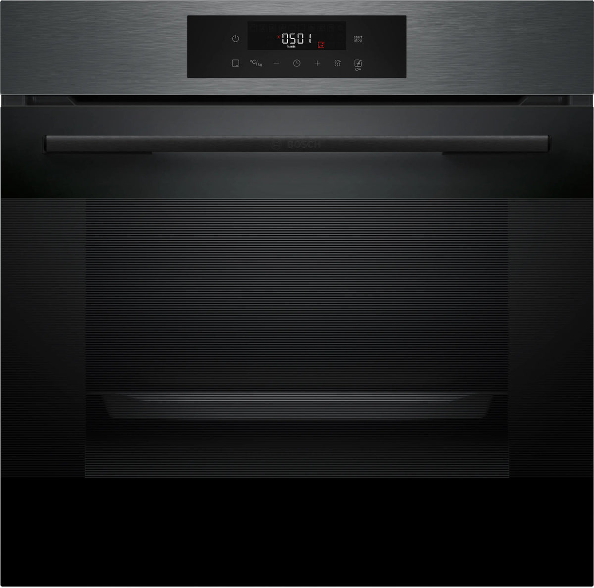 Bosch HJG852YG0I 60 cm Built-in Electric Convection Oven, 71L Capacity, 3D Hotair, LED Display