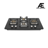 Faber 75 cm 3 Burner Built-in Gas Hob with Full Brass Burners, Auto Ignition & Cast Iron Pan Supports – HOB BELLA HT 754 BR AI