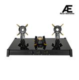 Faber Genius 75cm 3 Burner Cooktop | Brass Burners | Auto Ignition | 8mm Toughened Glass | Liftable Burner Design - HOB Cooktop Genius 753 AI BK