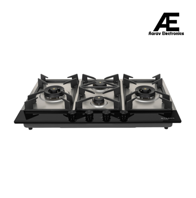 Faber 90 cm Built-in Gas Hob with 4 Brass Burners, Auto Ignition & Flame Failure Device – HOB INSPIRIA 904 BR AI FFD GS PNG