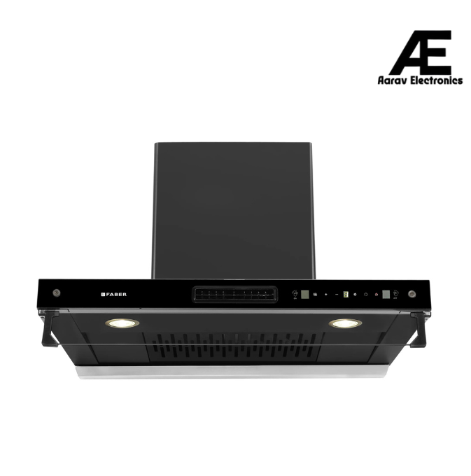 Faber HOOD AEROSTATION ELITE FL HC TC BK 75 Kitchen Chimney | 75 cm, 1325 m³/hr, Filterless, Heat Auto Clean, 4-in-1 Air Purifier Chimney