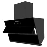 faber HOOD BLISS FL HC SC BK IN 90 Kitchen Chimney, 90 cm, 1350 m³/hr, Filterless, Heat Auto Clean, Touch & Gesture Control
