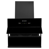Faber BLISS FL SC HC BK IN 60 Kitchen Chimney | 60 cm, 1350 m³/hr, Filterless, Heat Auto Clean, Touch & Gesture