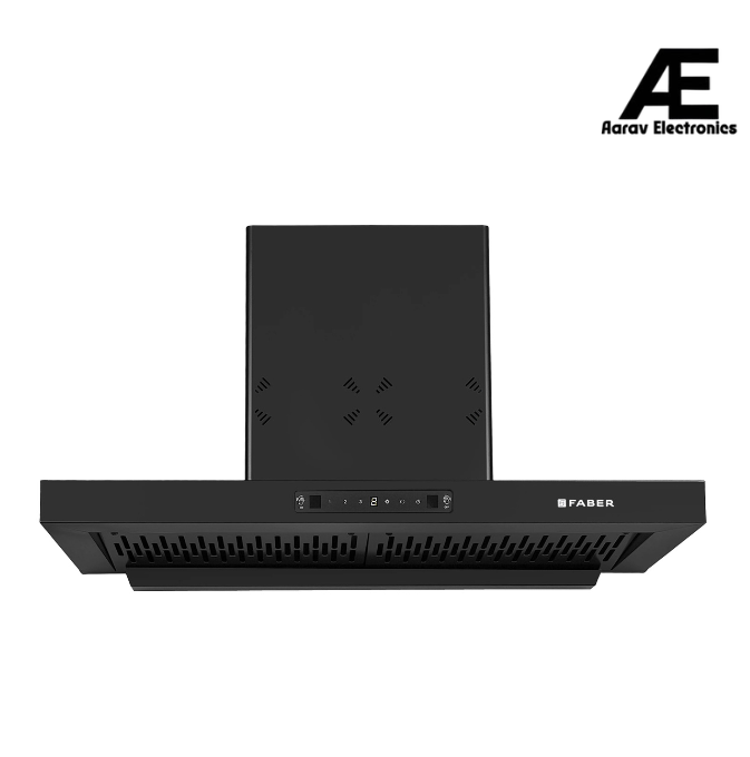 Faber BONITO 3D IND HC SC FL BK 90 Kitchen Chimney,  90 cm, 1250 m³/hr, Filterless, Auto Clean, Touch & Gesture Control
