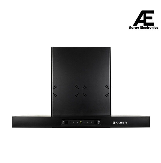Faber HOOD BONITO 3D IN HC SC FL BK 75 Kitchen Chimney, 75 cm, 1250 m³/hr, Filterless, Electro Thermal Auto Clean, Touch & Gesture Control