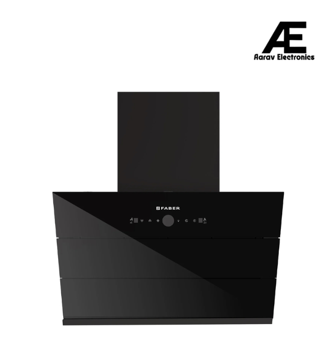 Faber HOOD COMET FL HC SC BK IN 75 Kitchen Chimney, 75 cm, 1600 m³/hr, Filterless, BLDC Motor, Auto Clean