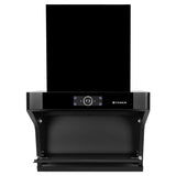 Faber HOOD COSMIC FL HC BK 60 Kitchen Chimney | 60 cm, 1500 m³/hr, Filterless, Heat Auto Clean, Touch & Gesture Control