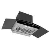 Faber CRESO XL IN HC SC FL LG 90 Kitchen Chimney | 90 cm, 1500 m³/hr, Filterless, Heat Auto Clean, Touch & Gesture