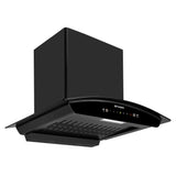 Faber HOOD CREST PRO IN HC SC FL BK 60 Kitchen Chimney | 60 cm, 1350 m³/hr, Filterless, Heat Auto Clean, Gesture & Touch Control