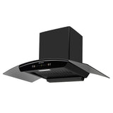 Faber HOOD CREST PRO IN HC SC FL BK 90 Kitchen Chimney | 90 cm, 1350 m³/hr, Filterless, Heat Auto Clean, Gesture & Touch Control