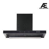 Faber HOOD CYGNUS IN 3D HC SC FL BK 90 Kitchen Chimney | 90 cm, 1400 m³/hr, Filterless, Heat Auto Clean, Odor Sensor