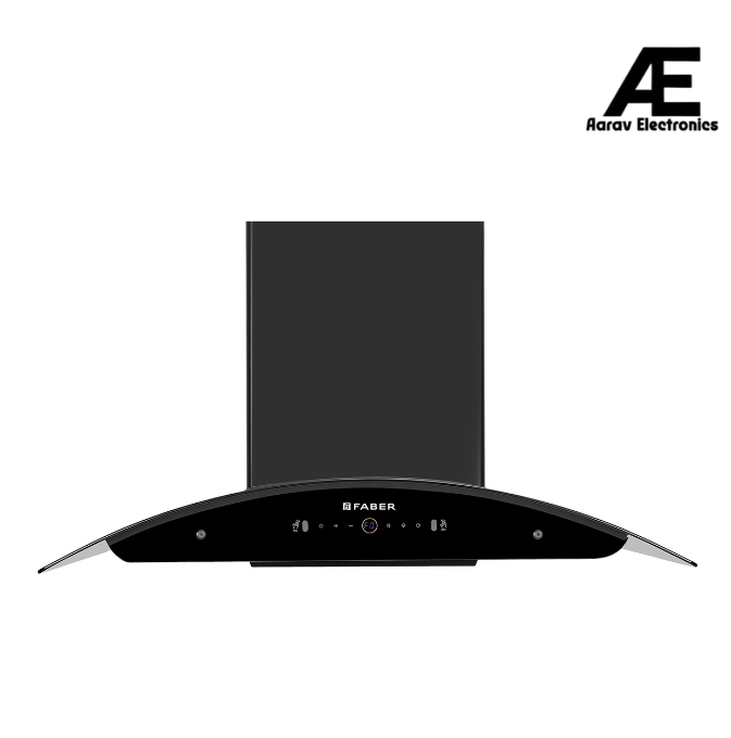 Faber HOOD ENIGMA BLDC HC SC BK 90 Kitchen Chimney | 90 cm, 1600 m³/hr, BLDC Motor, Filterless, Auto Clean, LPG Leakage Sensor