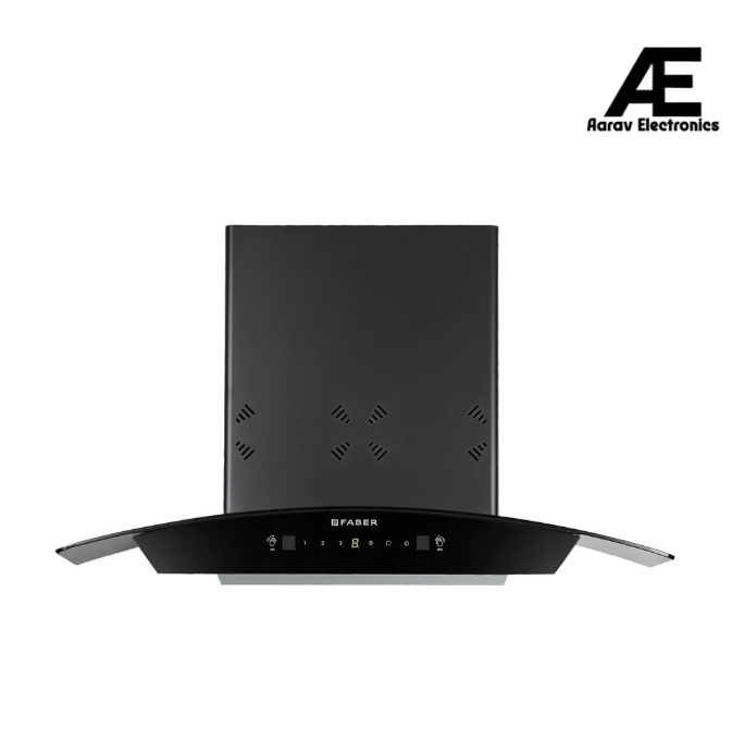 Faber HOOD EVEREST 3D IN HC SC FL LG 75 Kitchen Chimney, 75 cm, 1250 m³/hr, Filterless, 6-Way Suction, Auto Clean, Touch & Gesture Control