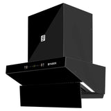 Faber LAUREN IN HC SC FL BK 75 Kitchen Chimney | 75 cm, 1400 m³/hr, Filterless, Heat Auto Clean, Odor Sensor
