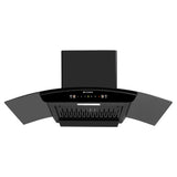 Faber MARCUS HC SC BK FL 90 Kitchen Chimney | 90 cm, 1300 m³/hr, Filterless, Auto Clean, Touch & Gesture
