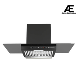 Faber MERCURY IN HC SC BK BF 90 Kitchen Chimney | 90 cm, 1200 m³/hr, Baffle Filter, Heat Auto Clean, Gesture & Touch Control