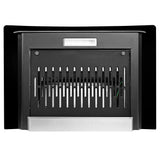 Faber MIAMI IN HC SC FL BK 60 Kitchen Chimney, 60 cm, 1200 m³/hr, Filterless, Auto Clean, Touch & Gesture