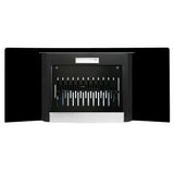 Faber HOOD MIAMI IN HC SC FL BK 90 Kitchen Chimney, 90 cm, 1200 m³/hr, Filterless, Auto Clean, Touch & Gesture Control