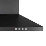 Faber HOOD PLUTO PB BF BK 60 Kitchen Chimney | 60 cm, 1000 m³/hr, Baffle Filter, Push Button Control