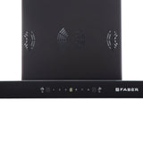 Faber HOOD SILENCIO 3D IND HC SC FL BK 60 Kitchen Chimney | 60 cm, 1400 m³/hr, Filterless, 6-Way Auto Clean, Touch & Gesture Control