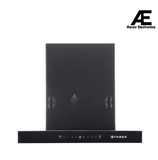 Faber HOOD SILENCIO 3D IND HC SC FL BK 60 Kitchen Chimney | 60 cm, 1400 m³/hr, Filterless, 6-Way Auto Clean, Touch & Gesture Control
