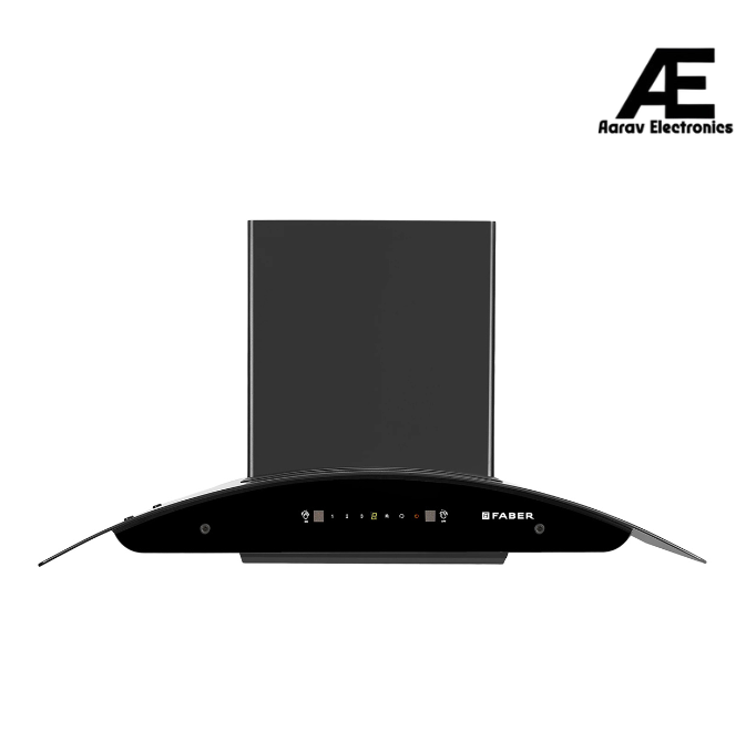Faber TITANIUM IN HC SC FL 90 Kitchen Chimney | 90 cm, 1400 m³/hr, Filterless, Heat Auto Clean, Touch & Gesture