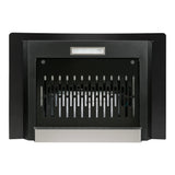 Faber HOOD ZEST IN HC SC FL BK 60 Kitchen Chimney | 60 cm, 1200 m³/hr, Filterless, Auto Clean, Touch & Gesture Control