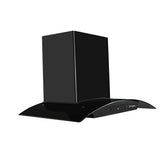 Faber ZEST IN HC SC FL BK 75 Kitchen Chimney, 75 cm, 1200 m³/hr, Filterless, Auto Clean, Touch & Gesture