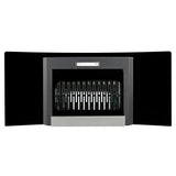 Faber ZEST IN HC SC FL BK 90 Kitchen Chimney, 90 cm, 1200 m³/hr, Filterless, Auto Clean, Touch & Gesture